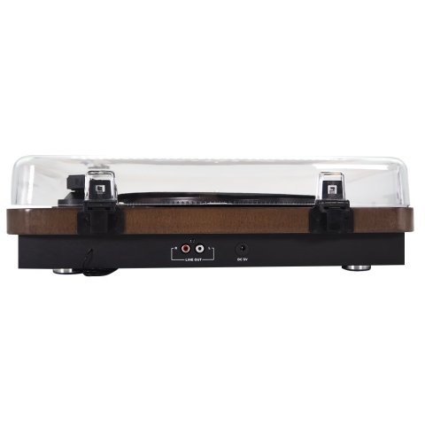 Tocadiscos Bluetooth Aiwa Gbtur-120 Madera Bt 5.0 + Edr Plato 27.5cm Tres Velocidades 33, 45, 78 Rpm Lector Grabador Usb sd R