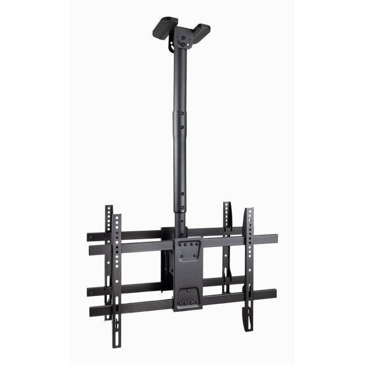 Soporte De Techo Tooq Lpce2286tsli-b 2 Pantallas 43-86" Max. 50kg Vesa Max. 600x400 Negrodistancia Techo 485-925 Mm