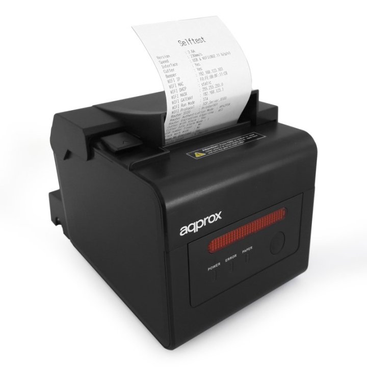 Tpv Impresora Approx Apppos80 Wifi Termica 80mm Conexion Wifi - Lan - Usb Rs232 - Rj11 Corte Manual Y Automatico Imprime Codi
