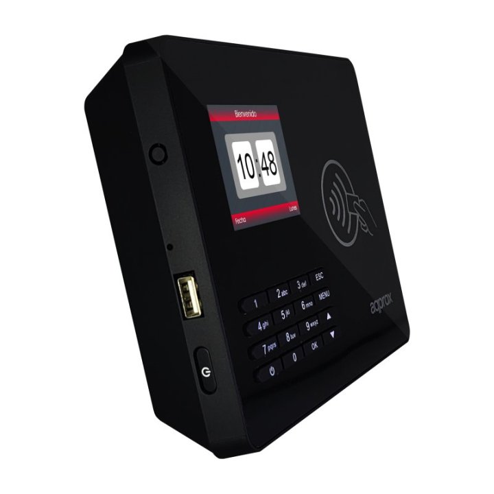 Lecor Biometrico Approx Para Control De Presencia Por Pin O Tarjeta Rfid Tft 2,4" Appattendance02nf