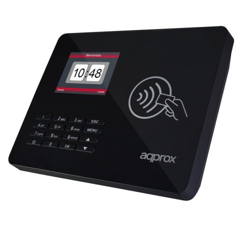 Lecor Biometrico Approx Para Control De Presencia Por Pin O Tarjeta Rfid Tft 2,4" Appattendance02nf