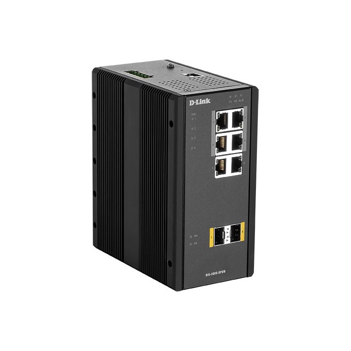 Switch Industrial D-link Dis-300g-8psw 4p Poe + 2p Giga Base Sfp 