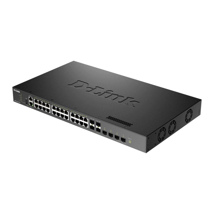 Switch Gestionable L3 D-link Stackable Dxs-3410-32xy 24x10gbase-t + 4x10g Sfp+ + 4x25g Sfp28 Multi-gl3 25g