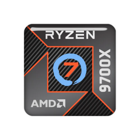 Cpu Amd Am5 Ryzen 7 9700x 3,8 Ghz - 5.5 Ghz 8 Cores 40mb Cache 65wat (sin Cooler)
