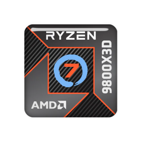Cpu Amd Am5 Ryzen 7 9800x3d 4,7 Ghz - 5.2 Ghz 8 Cores 104mb Cache 120wat (sin Cooler)