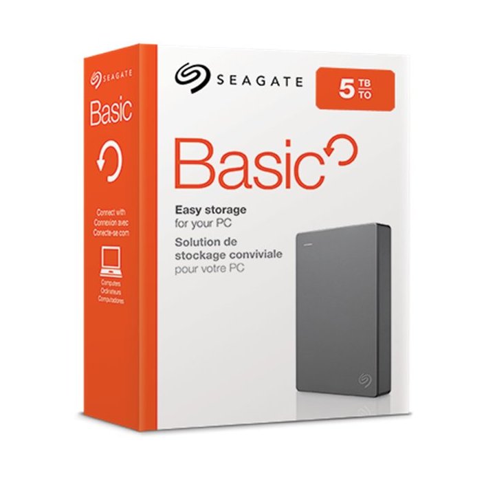 Disco Duro Externo Seagate Basics 5tb 2.5" Usb 3.0 Stjl5000400