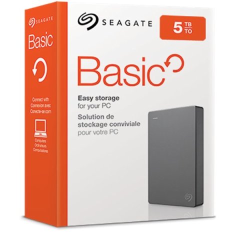 Disco Duro Externo Seagate Basics 5tb 2.5" Usb 3.0 Stjl5000400