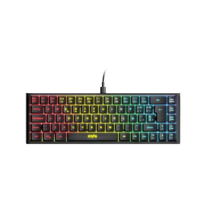 Teclado Compacto Gaming Energy Sistem Esg K4 Kompact-rgb 69teclas Usb-c Winlock Key