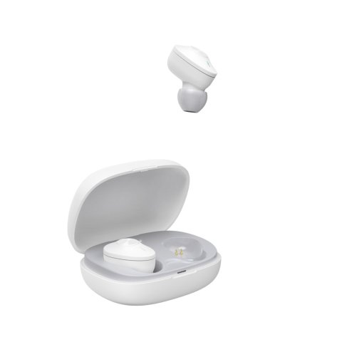 Auricular Intrauditivo Bluetooth Hama Freedom Buddy Tws Bateria 16h Microfono Y Asistente Color Blanco