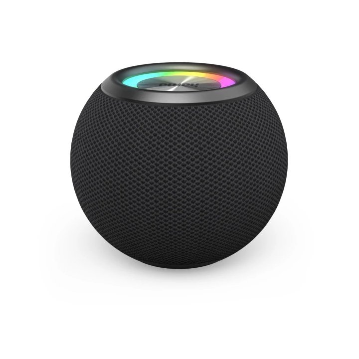 Altavoz Bluetooth Portable Hama Ball Shape 5w Iluminacion Led Tws Bateria 10h Manos Libres Color Negro