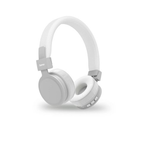 Headset Bluetooth Hama Freedom Lit 2 Plegables Microfono Integrado Bateria 15h Manos Libres Y Asistente Color Blanco