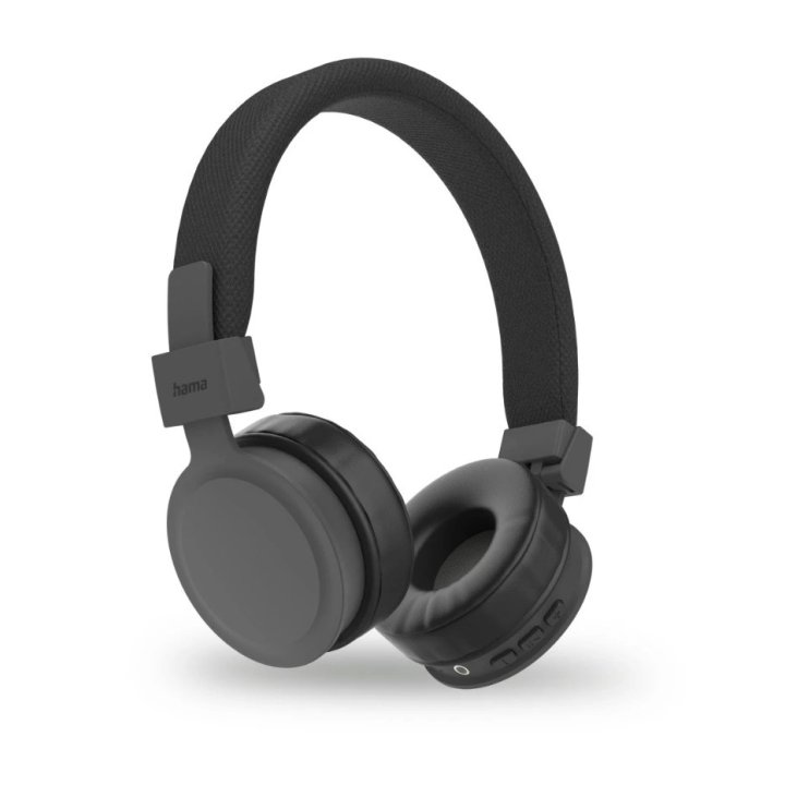 Headset Bluetooth Hama Freedom Lit 2 Plegables Microfono Integrado Bateria 15h Manos Libres Y Asistente Color Negro