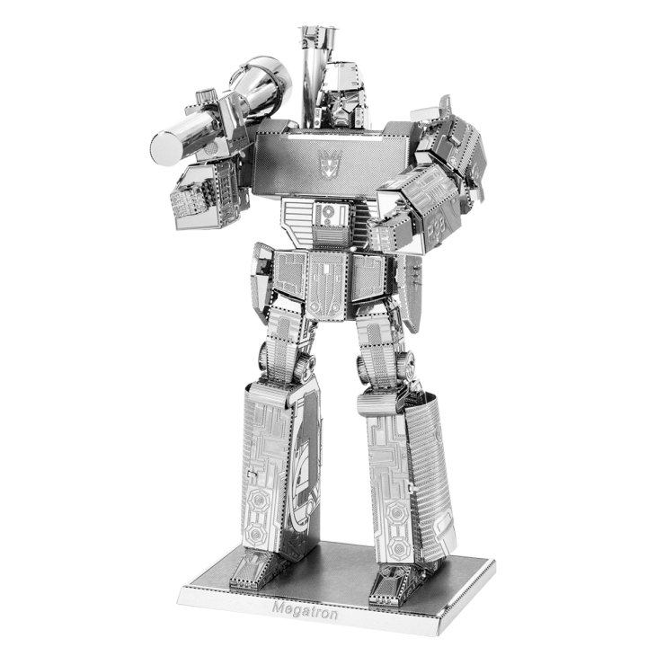 Maqueta 3d Metal Fascinations Megatron Transformers Montaje Sin Pegamento Ni Soldadura Maquetas 3d