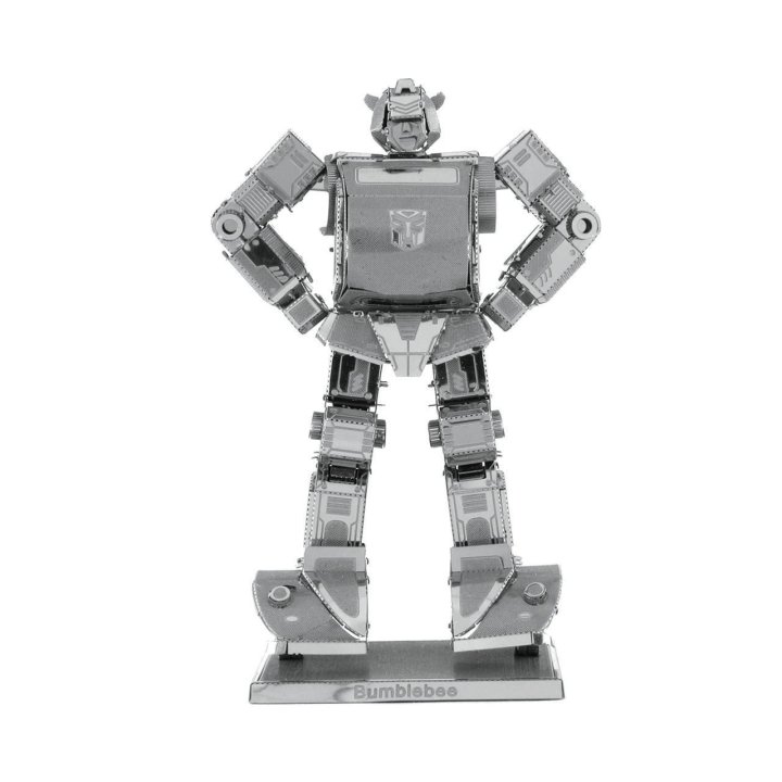 Maqueta 3d Metal Fascinations Bumblebee Transformers Montaje Sin Pegamento Ni Soldadura Maquetas 3d