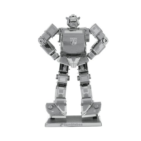 Maqueta 3d Metal Fascinations Bumblebee Transformers Montaje Sin Pegamento Ni Soldadura Maquetas 3d
