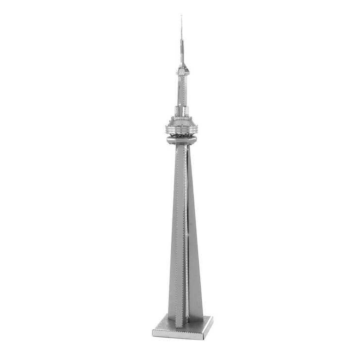 Maqueta 3d Metal Fascinations Cn Tower Toronto Montaje Sin Pegamento Ni Soldadura Maquetas 3d