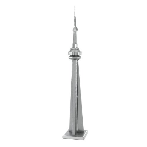 Maqueta 3d Metal Fascinations Cn Tower Toronto Montaje Sin Pegamento Ni Soldadura Maquetas 3d