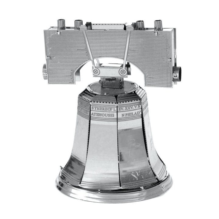 Maqueta 3d Metal Fascinations Liberty Bell Philadelphia Montaje Sin Pegamento Ni Soldadura 