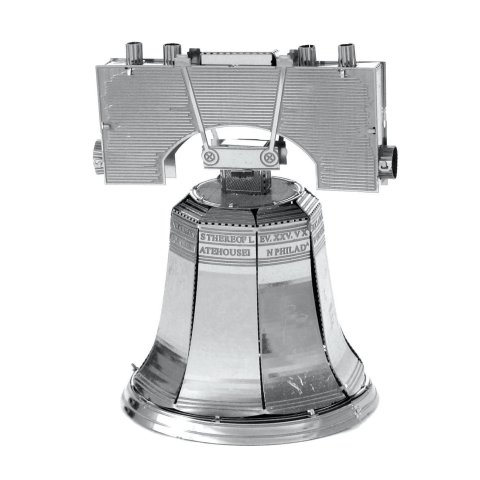 Maqueta 3d Metal Fascinations Liberty Bell Philadelphia Montaje Sin Pegamento Ni Soldadura 