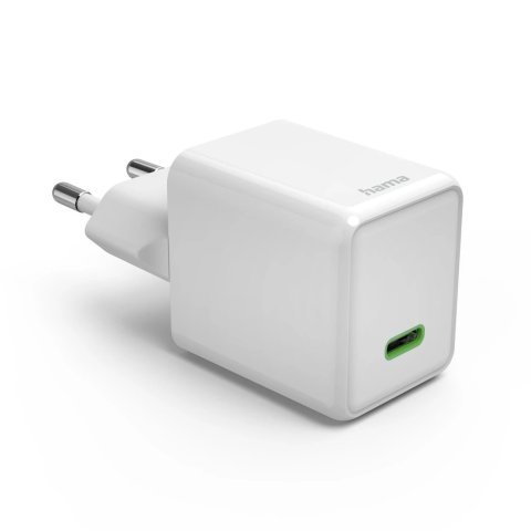 Cargador De Pared Hama Super Mini 1xusb-c Gan 45w Quick Charge Power Delivery Color Blanco
