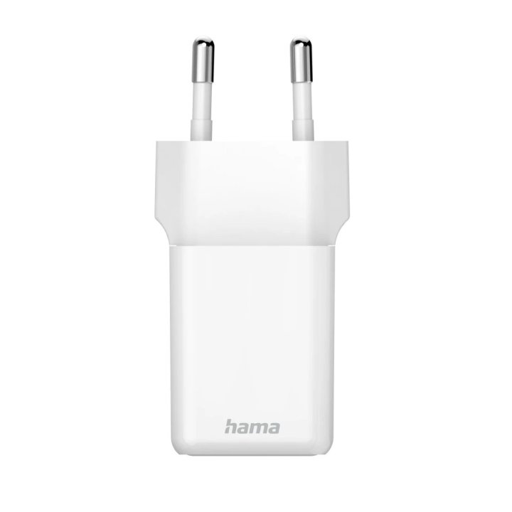 Cargador De Pared Hama Super Mini 1xusb-c Gan 45w Quick Charge Power Delivery Color Blanco