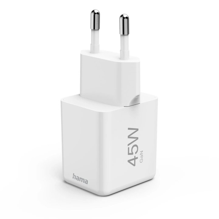 Cargador De Pared Hama Super Mini 1xusb-c Gan 45w Quick Charge Power Delivery Color Blanco