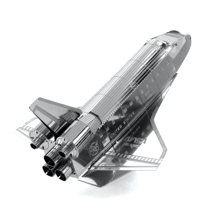Maqueta 3d Metal Fascinations Space Shuttle Enterprice Montaje Sin Pegamento Ni Soldadura Maquetas 3d