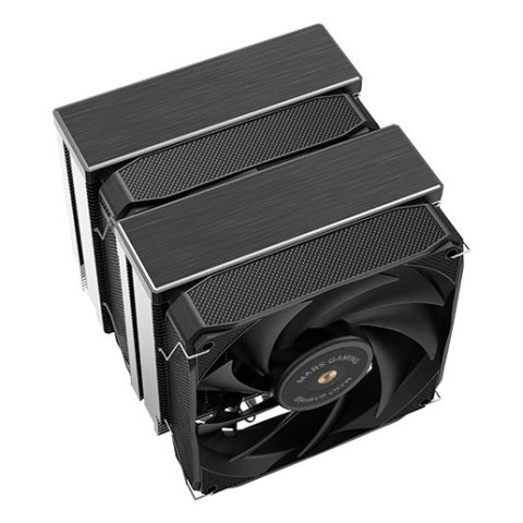 Ventilador Con Disipador De Cpu Mars Gaming Mcpu-xu9 Black Dual 9 Heatpipes Tdp 400w Doble Disipador