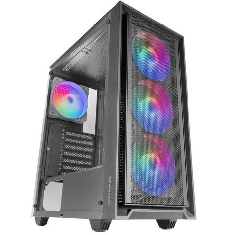 Caja Atx Gaming Mars Gaming Mcair Frontal Negro De Malla 4x120mm Rainbow 