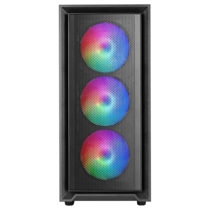 Caja Atx Gaming Mars Gaming Mcair Frontal Negro...