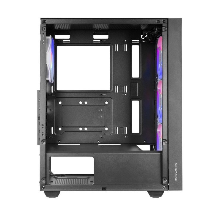 Caja Atx Gaming Mars Gaming Mcair Frontal Negro...