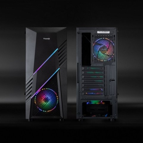 Caja Atx Semitorre Gaming Tooq Tqgcc102-b...