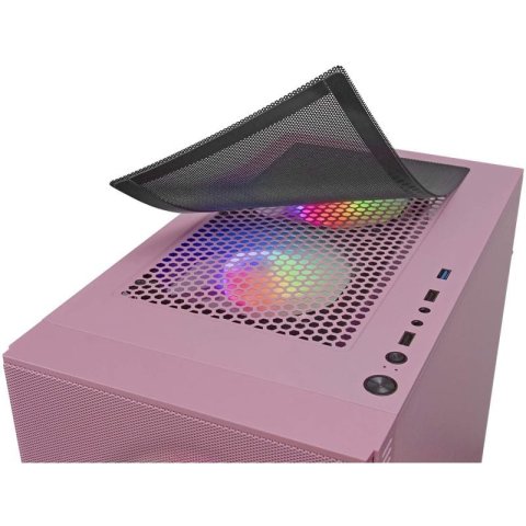 Caja Microatx Gaming Mars Gaming Mcz Pink...