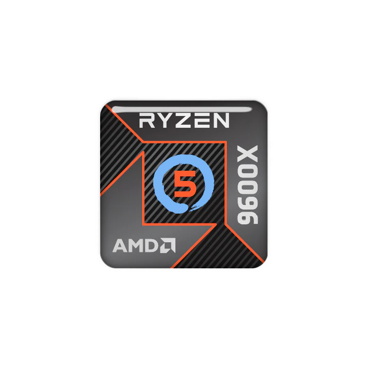 Cpu Amd Am5 Ryzen 5 9600x 3,9 Ghz - 5.4 Ghz      6 Cores 32mb Cache 65wat (sin Cooler)
