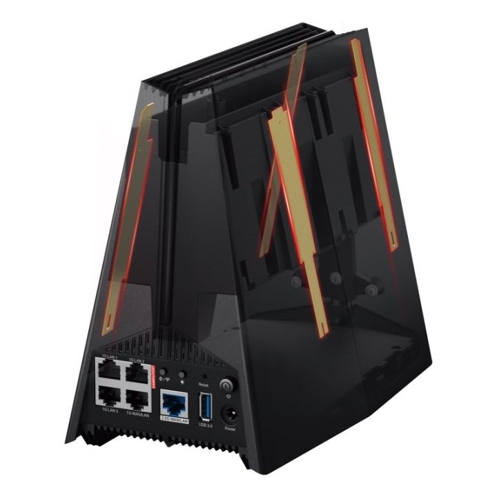 Router Gaming Wifi 6e Triband Tp-link Easy Mesh Axe5400 160mhz 4x2.5gb Vpn Diseño Gaming Rgb