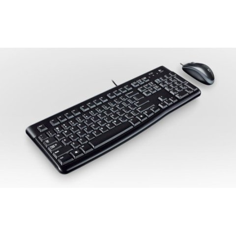 Pack Teclado Y Mouse Logitech Mk120 Frances Con Cable Usb P n 920-002539