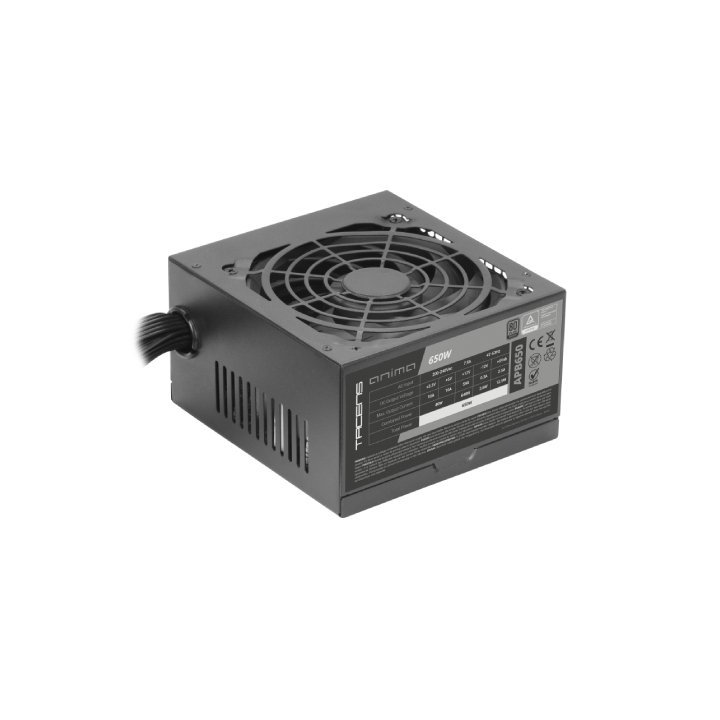 Fuente De Alimentacion Tacens Anima Apb650 Atx 80 Plus Bronze 650w Pfc Activo 14db 12cm Fan 