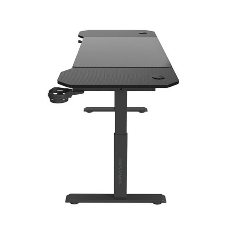 Mesa Mars Gaming Mgd Ergo 140 Regulable En Altura Tablero Negro 140x60 Chasis De Acero Alf. Xxl 