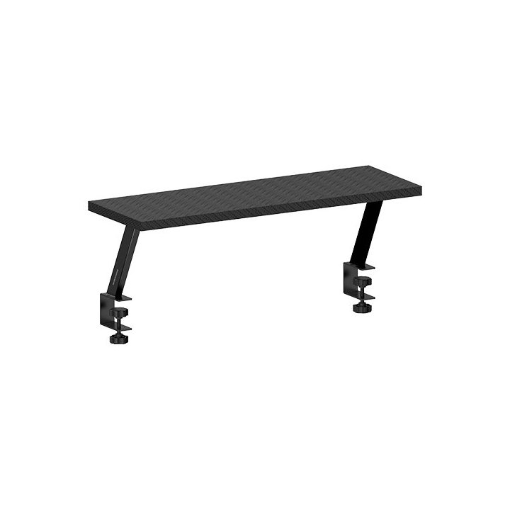 Soporte Elevador Para Monitor Mars Gaming Mgds Eleva 17cm Fibra De Carbono 60x20cm Negro