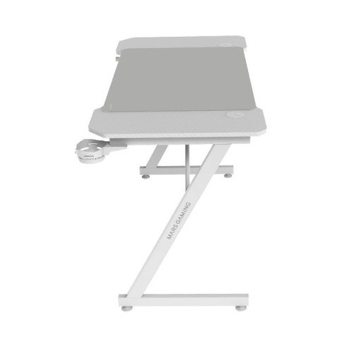 Mesa Mars Gaming Mgd X120 Chasis De Acero Tablero Blanco 120x60 Diseño Fibra Carbono Alf. Xxl