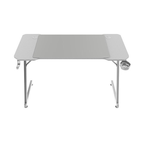 Mesa Mars Gaming Mgd X120 Chasis De Acero Tablero Blanco 120x60 Diseño Fibra Carbono Alf. Xxl