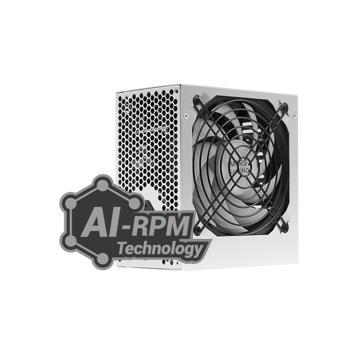 Fuente De Alimentacion Mars Gaming Mpiii 850w, Eficiencia 85% Pfc Activo Vent 12x12 14db White