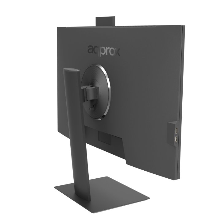 Monitor 27" Hdmi Vga Approx Appm27swb Fhd 1920x1080 100hz Webcam Al2x3w Pivotante Vesa 100x100 Negro