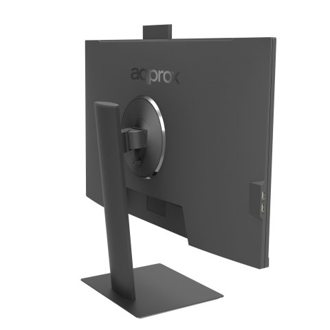 Monitor 27" Hdmi Vga Approx Appm27swb Fhd 1920x1080 100hz Webcam Al2x3w Pivotante Vesa 100x100 Negro