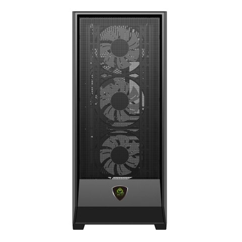 Caja Atx Semitorre Approx Xc-501 Mesh 2x3.5” 2x2.5” 1xusb2.0 1xusb3.0 1xusb-c Gpu Max. 360mm Color Negro