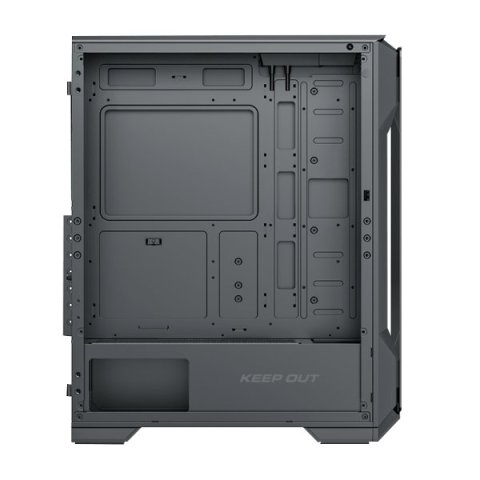 Caja E-atx Torre Approx Xc-901 Pro 2x3.5” 3x2.5” 1xusb-c 1xusb3.0 Gpu Max. 315mm Cristal Con Bisagracolor Negro