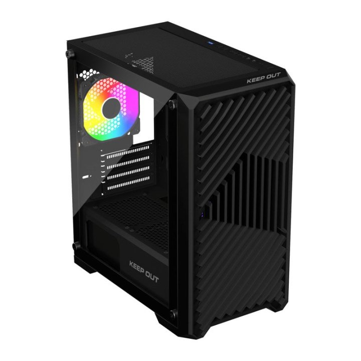 Caja Microatx Keep Out Xc-220 Glass 1x3.5”...