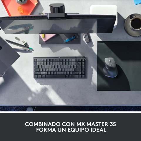 Teclado Logitech Mx Keys Mini Mechanical "us Int'l" Color Grafito