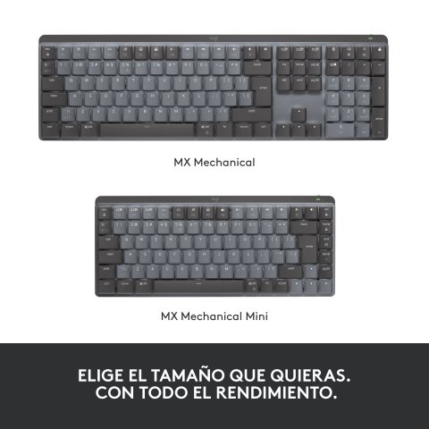 Teclado Logitech Mx Keys Mini Mechanical "us Int'l" Color Grafito