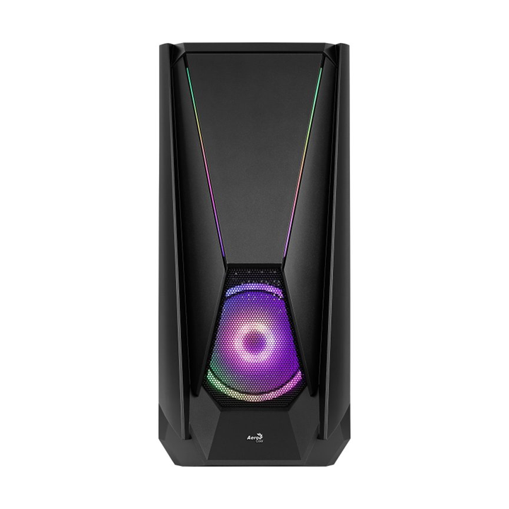 Caja E-atx Aerocool Visor Black Frontal Con...